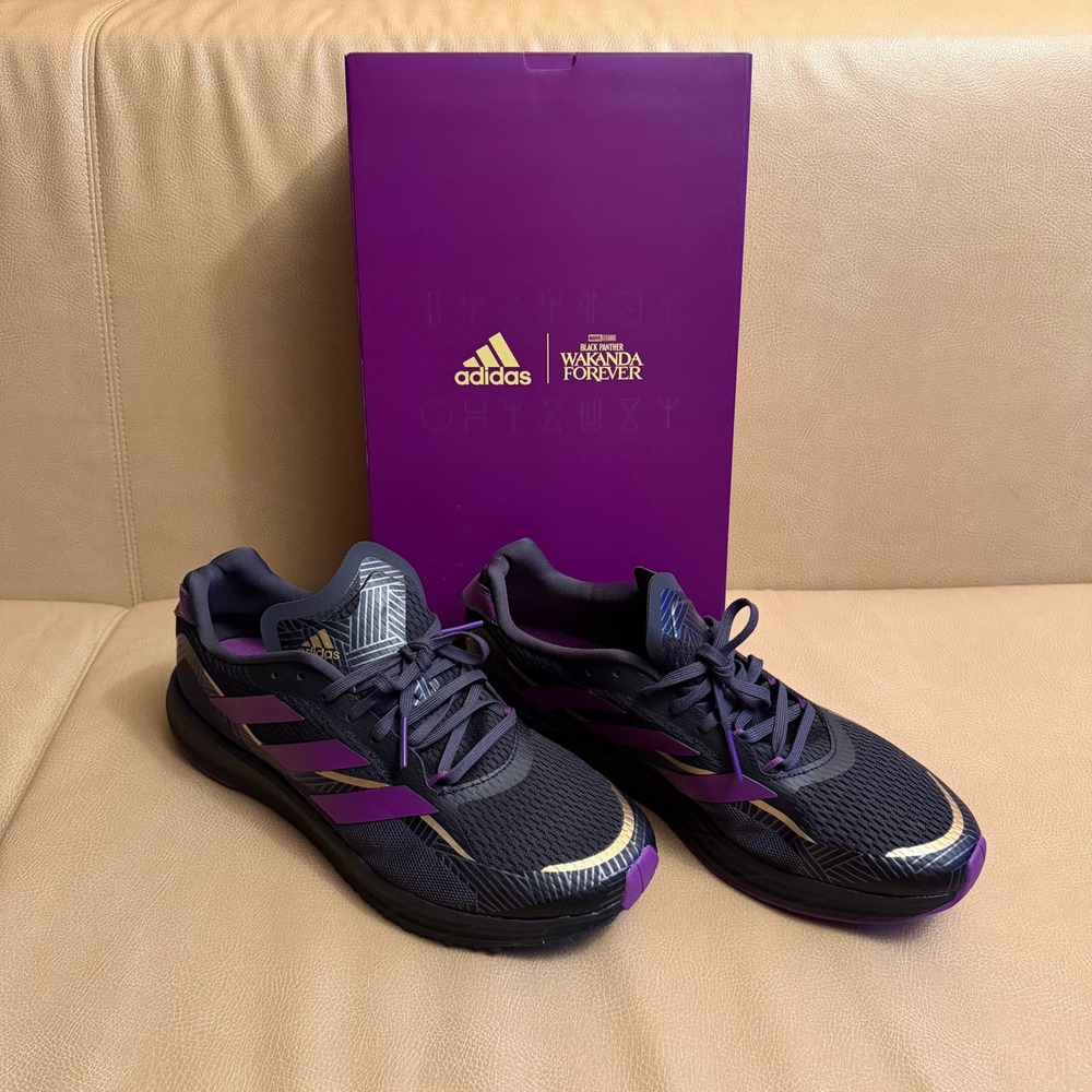 Adidas Men's Black Panther Wakanda Forever SL20.3 BP2 Shoes Size 13‎